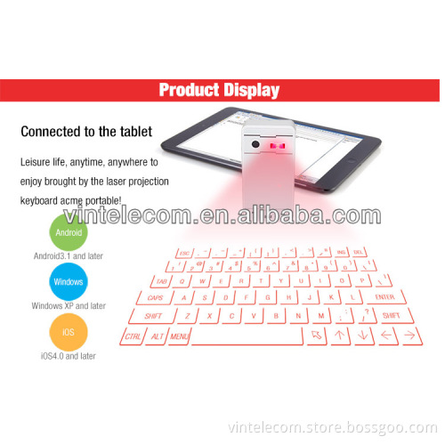 Bluetooth keyboard for smartphone or tablet PC
